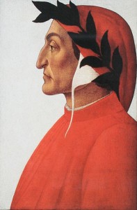 桑德罗·波提切利，《但丁画像》，约1495年，油画，马丁·博德默图书馆（瑞士科隆尼）