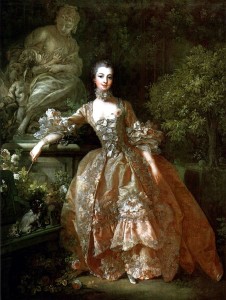 蓬帕杜夫人，弗朗索瓦·布歇，1759年rococò画的例子