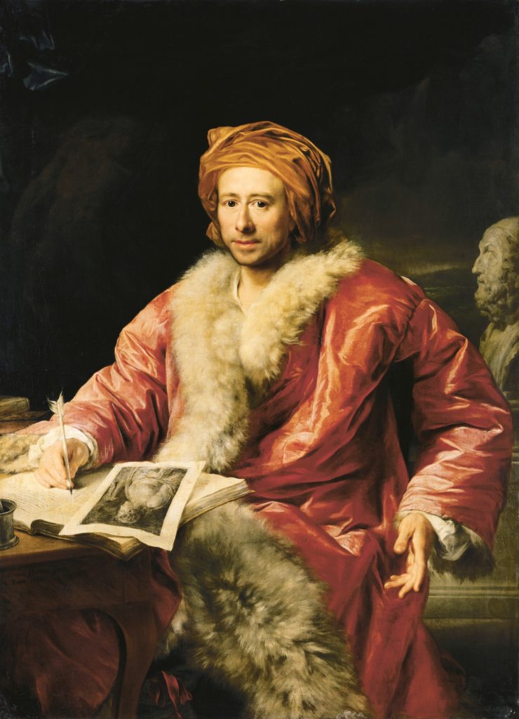 安东·冯·马龙《约翰·约阿希姆·温克尔曼肖像》(1717-1768)