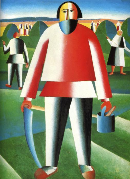 Kazimir Malevich，“割草机”，1930年。