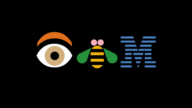 IBM的“Eye Bee M”Rebus标志。1981