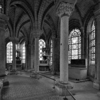 圣德尼教堂，修道院院长苏格的唱诗班，1140-1144年。